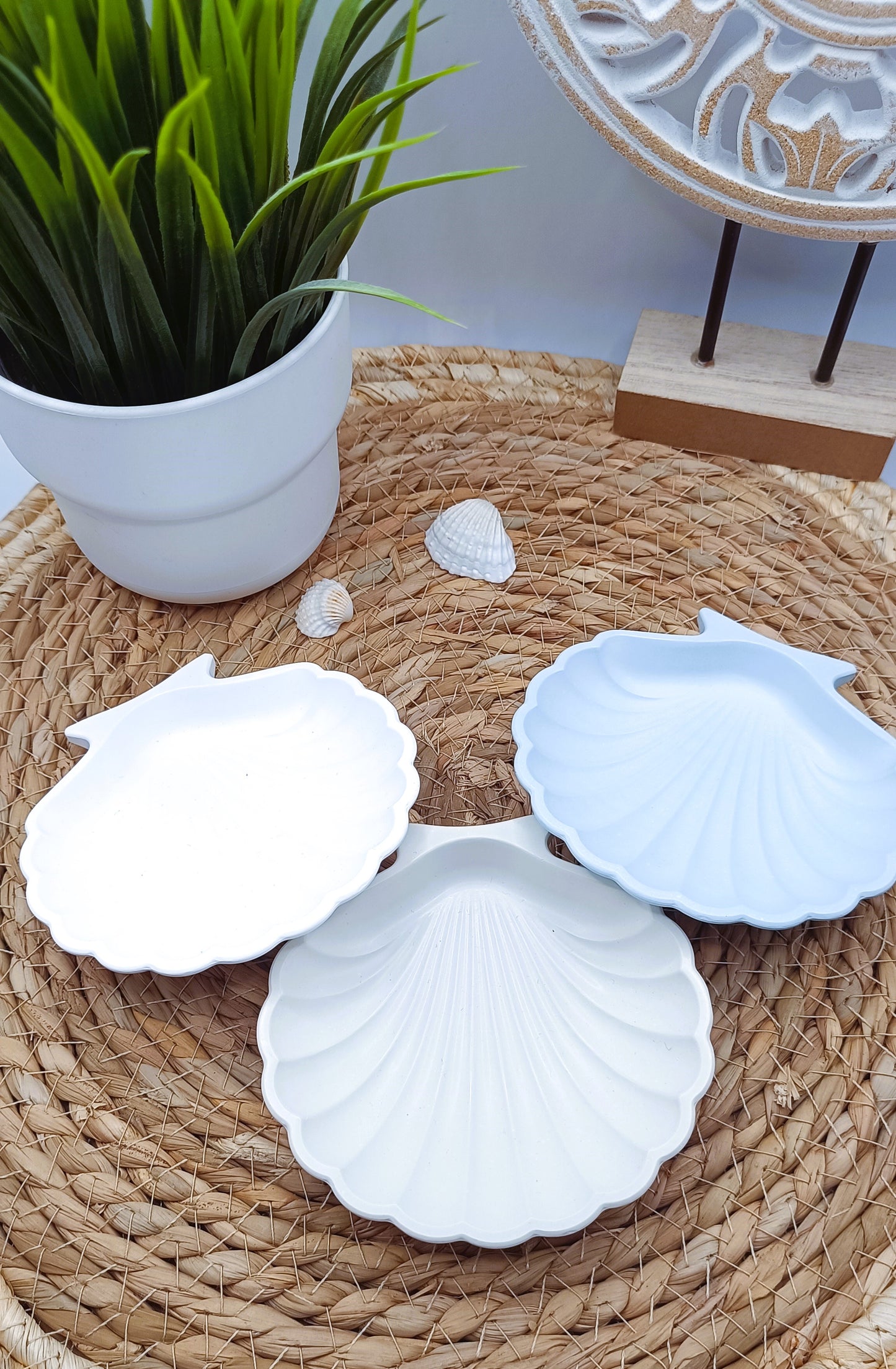 Deko-Muschelschale aus Keramik – ideal für Schmuck & Kleinigkeiten