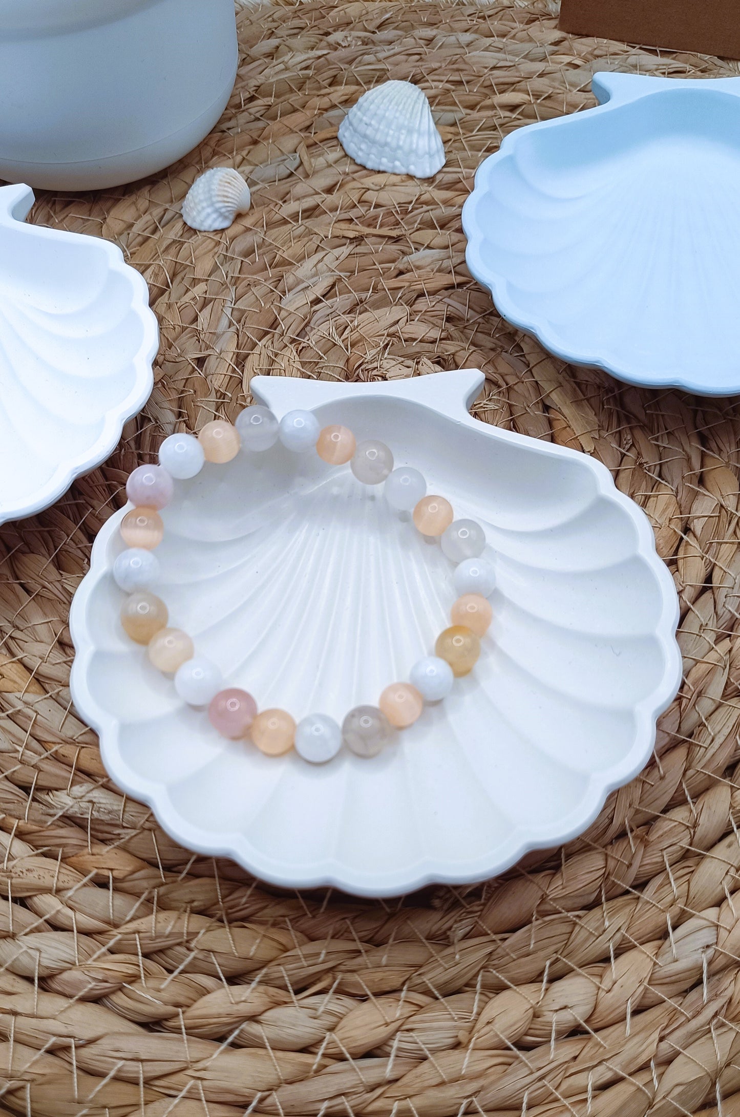 Deko-Muschelschale aus Keramik – ideal für Schmuck & Kleinigkeiten