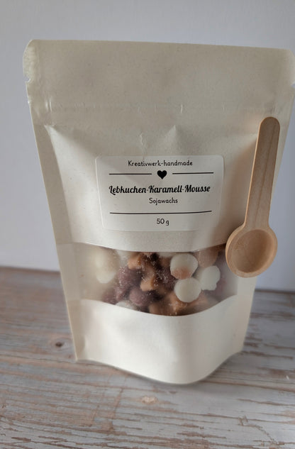 Wachsmelts-Mischung Lebkuchen-Karamell-Mousse
